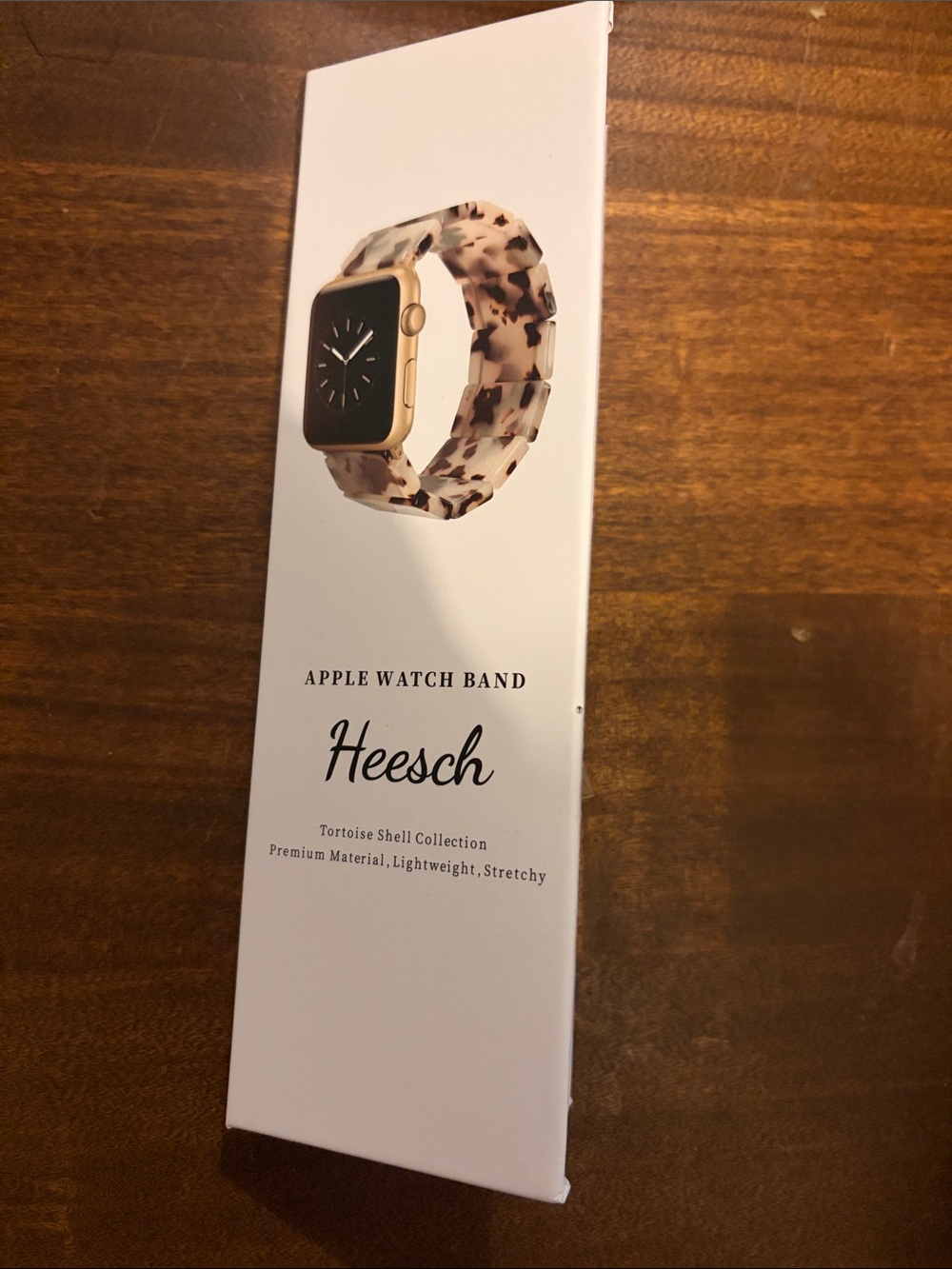 Heesch Tortoise Shell Apple Watch Band - Beige Brown Marble